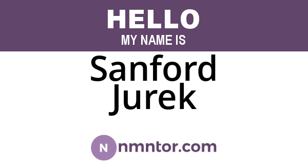Sanford Jurek