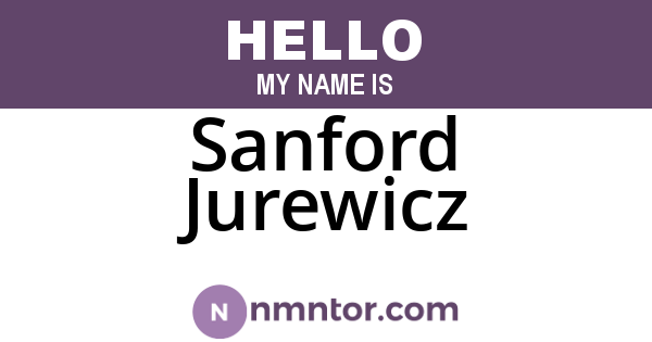 Sanford Jurewicz