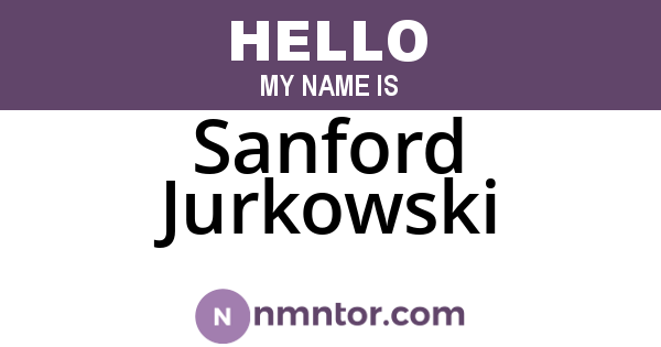 Sanford Jurkowski