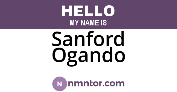 Sanford Ogando