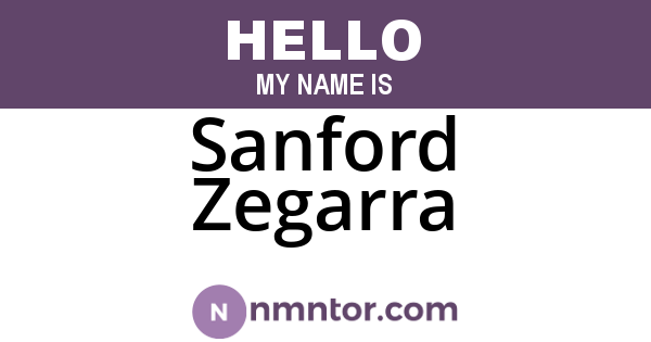 Sanford Zegarra