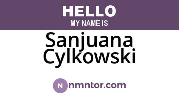 Sanjuana Cylkowski