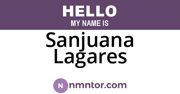 Sanjuana Lagares
