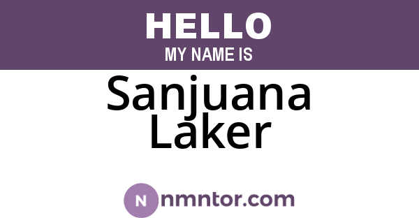 Sanjuana Laker