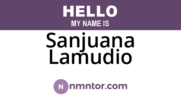 Sanjuana Lamudio