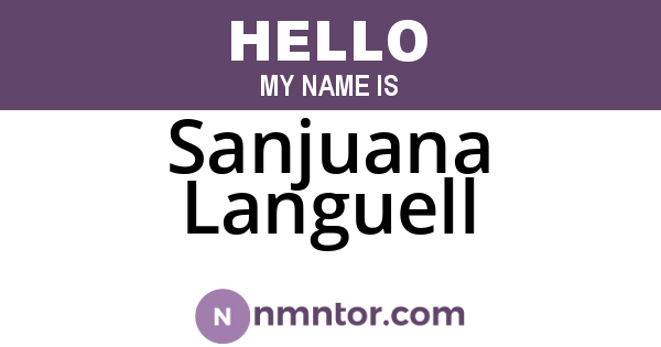 Sanjuana Languell