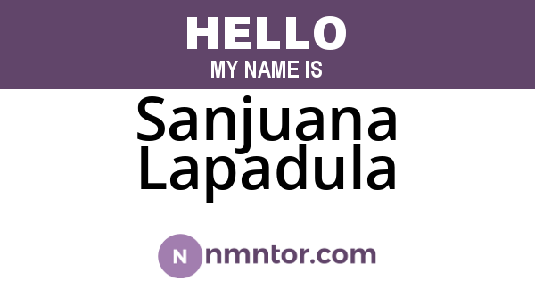 Sanjuana Lapadula