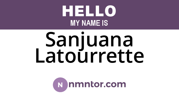 Sanjuana Latourrette