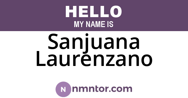 Sanjuana Laurenzano