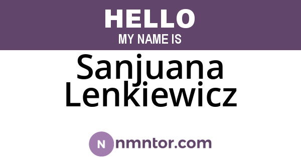 Sanjuana Lenkiewicz