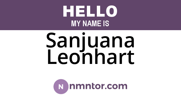 Sanjuana Leonhart