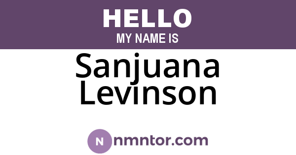 Sanjuana Levinson