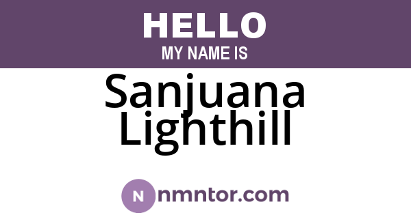 Sanjuana Lighthill