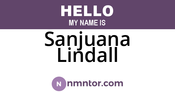 Sanjuana Lindall