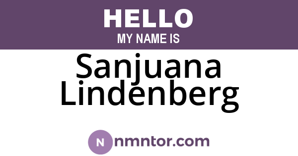 Sanjuana Lindenberg
