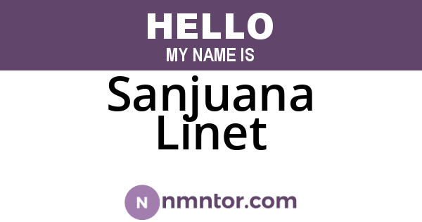 Sanjuana Linet