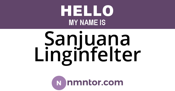 Sanjuana Linginfelter