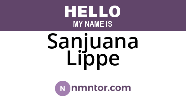 Sanjuana Lippe