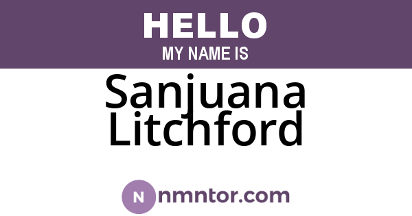 Sanjuana Litchford