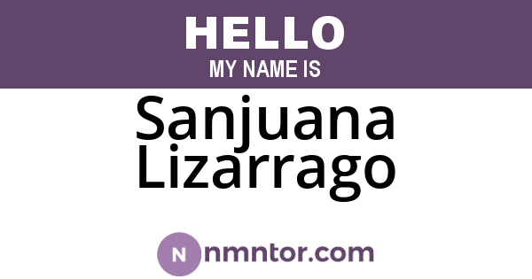 Sanjuana Lizarrago