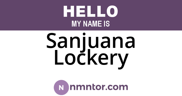 Sanjuana Lockery