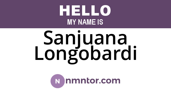 Sanjuana Longobardi