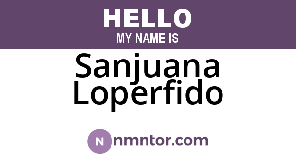 Sanjuana Loperfido