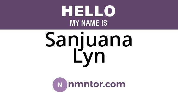Sanjuana Lyn