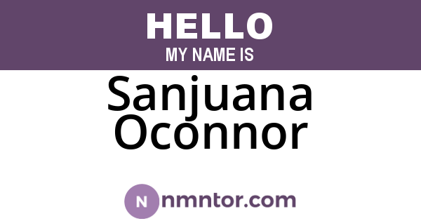 Sanjuana Oconnor