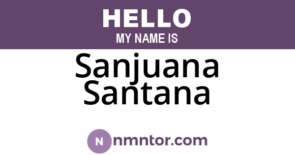 Sanjuana Santana
