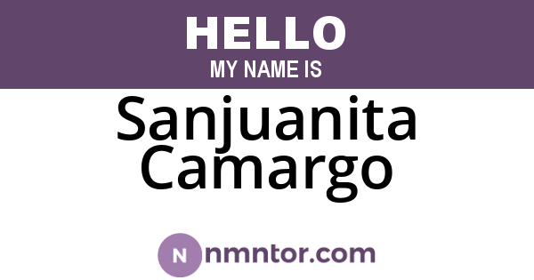 Sanjuanita Camargo