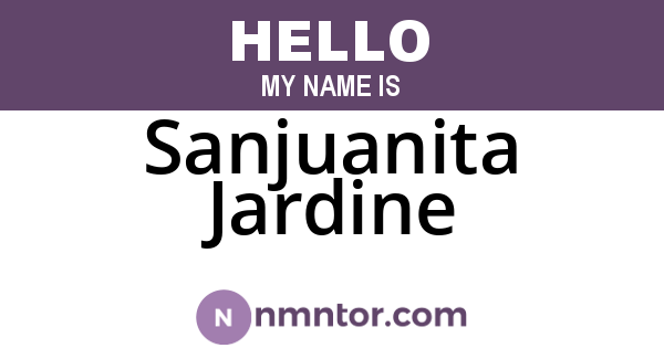 Sanjuanita Jardine