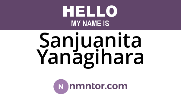 Sanjuanita Yanagihara