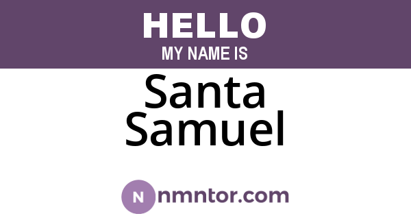 Santa Samuel