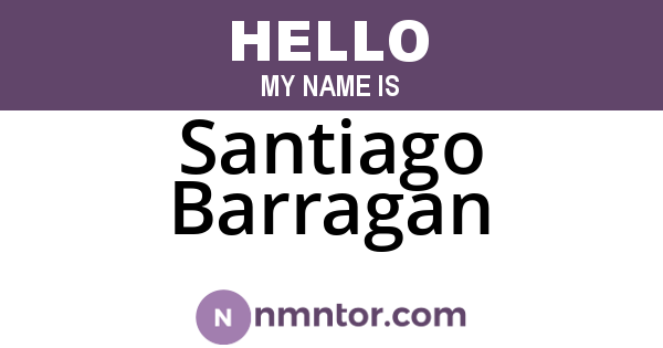 Santiago Barragan