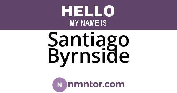 Santiago Byrnside