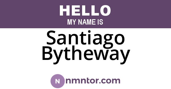 Santiago Bytheway
