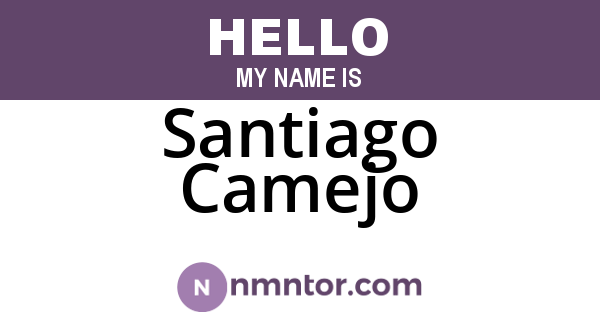 Santiago Camejo
