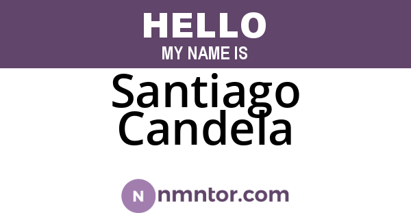 Santiago Candela