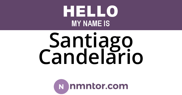 Santiago Candelario