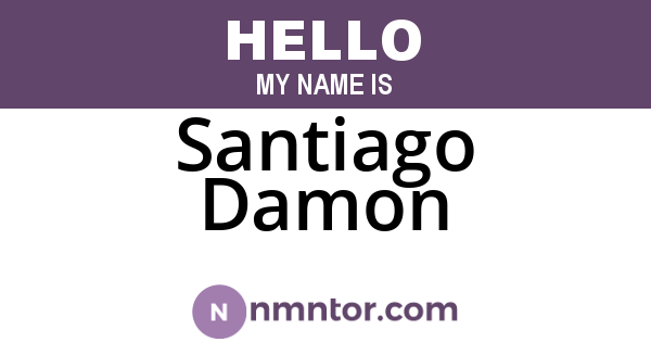 Santiago Damon