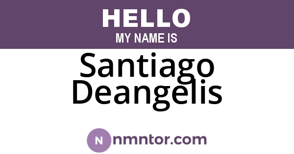 Santiago Deangelis