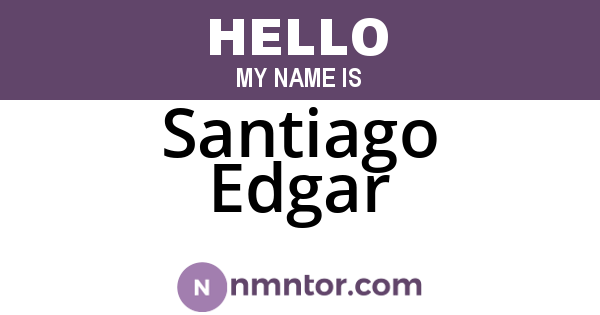 Santiago Edgar