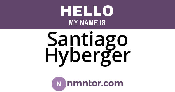 Santiago Hyberger