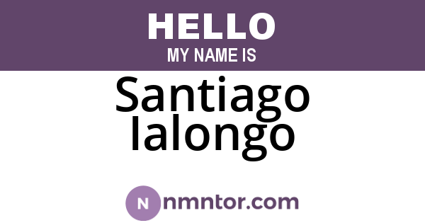 Santiago Ialongo