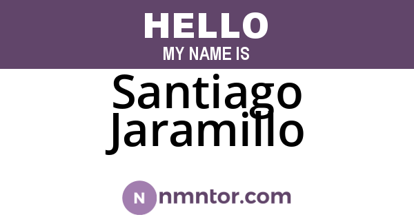 Santiago Jaramillo