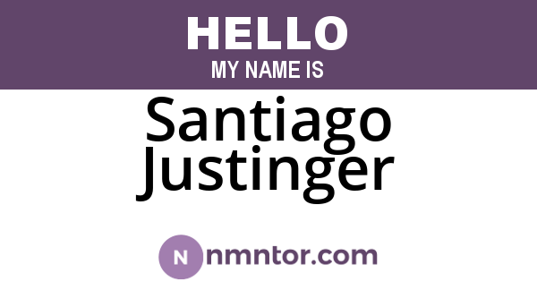Santiago Justinger