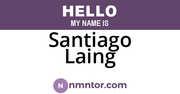 Santiago Laing