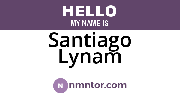 Santiago Lynam
