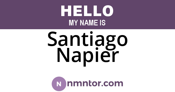 Santiago Napier